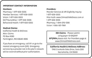 california health and wellness centene farmington